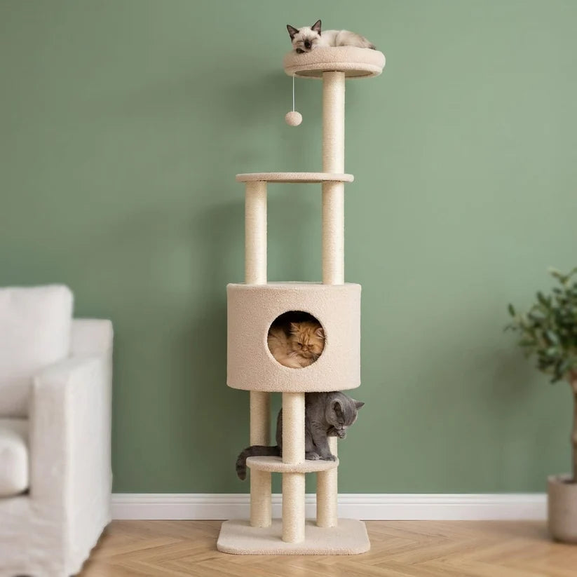 148 cm Scandinavian Cat Tree — Lund