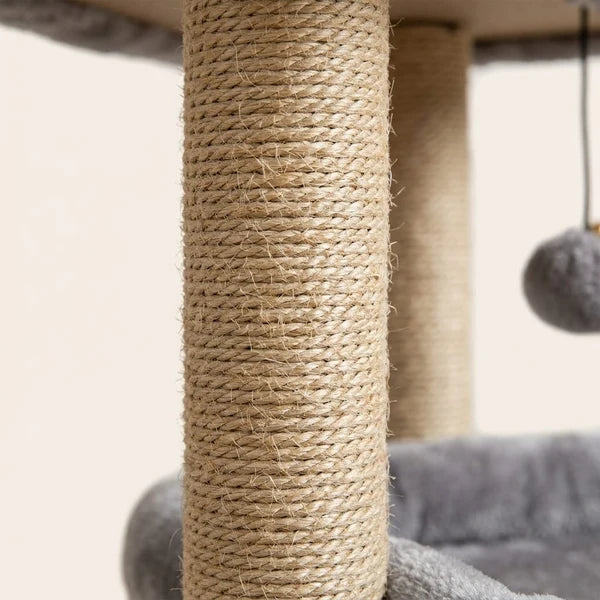 Compact Grey Designer Cat Tree — Sten