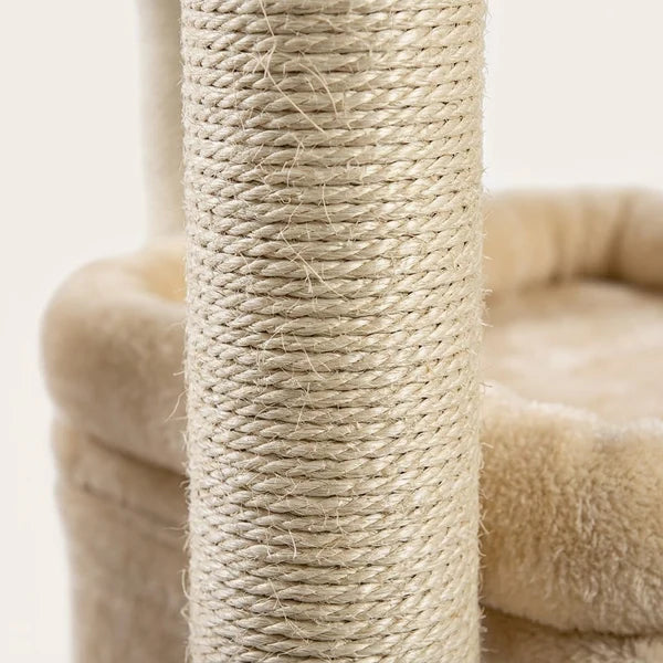 Compact Beige Cat Tree — Björk