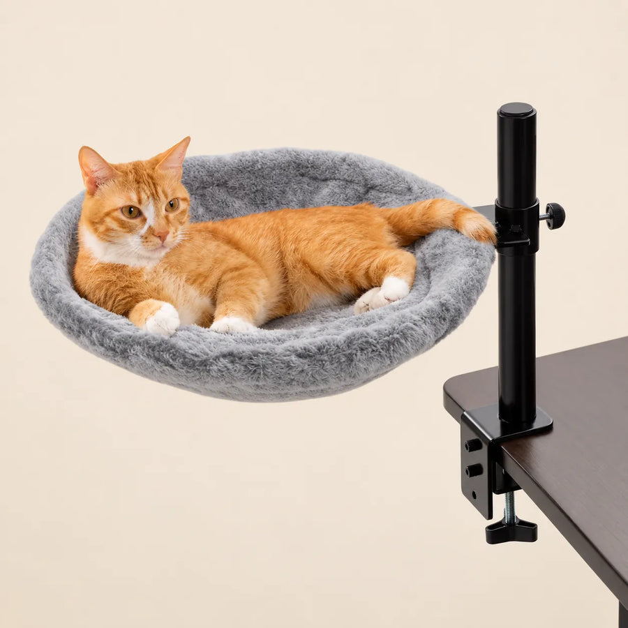 Swivel Desk Cat Bed — Nära