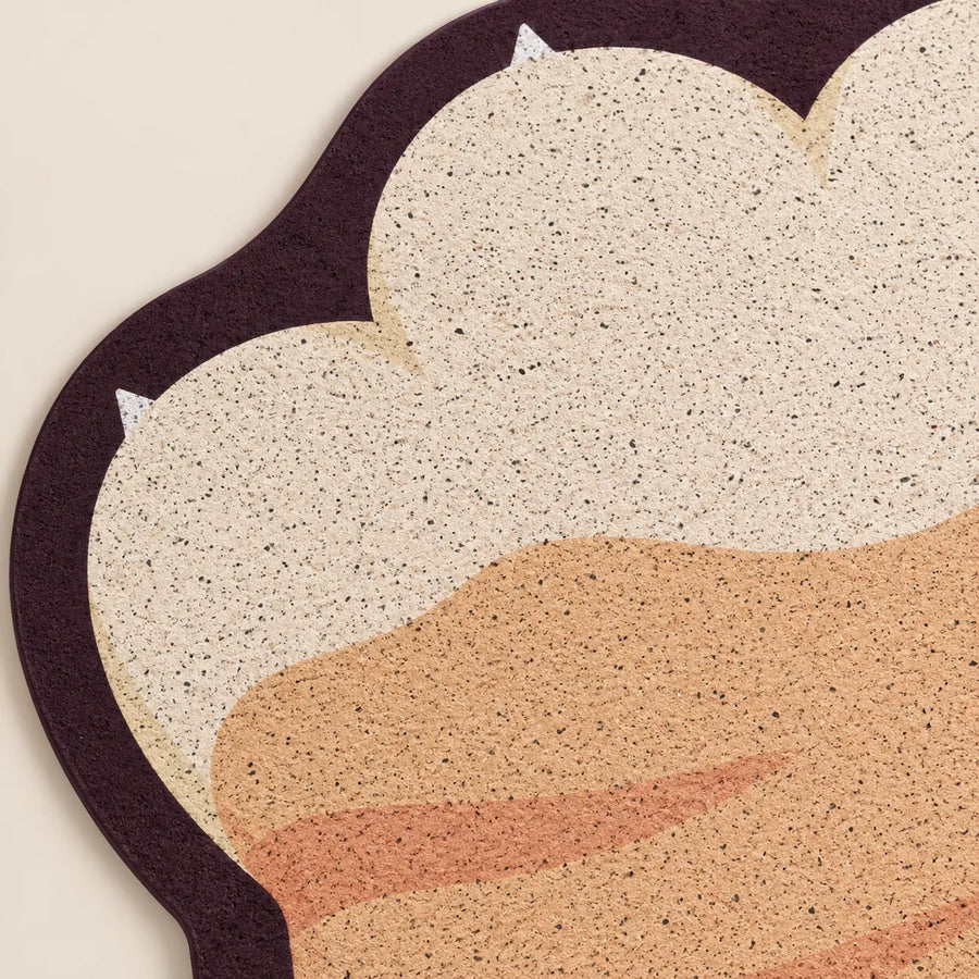 Paw-Shaped Decorative Litter Mat — Labb