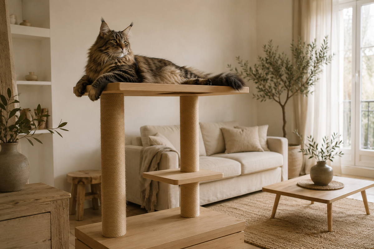 Arbre à chat pour grand chat : 7 critères à vérifier avant d’acheter