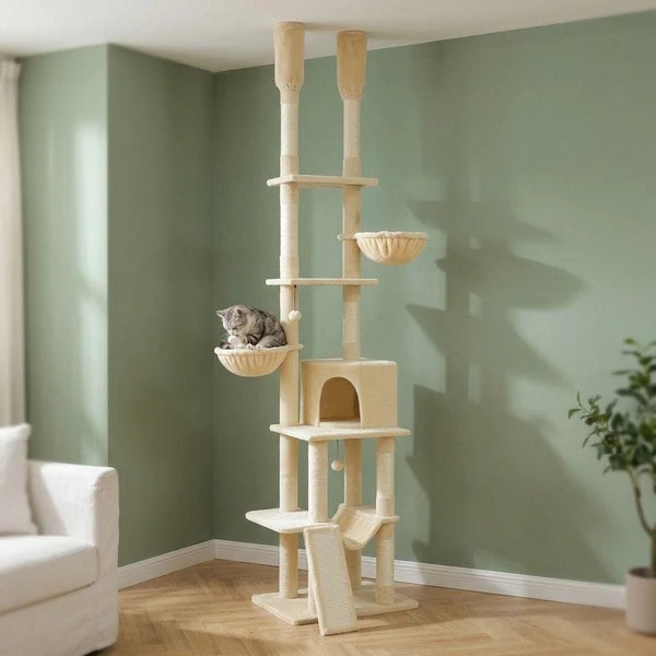 Floor-to-Ceiling Cat Tree up to 285 cm — Fjell
