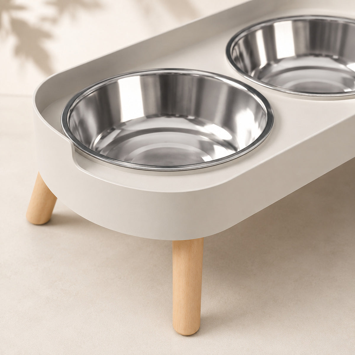 Gamelle double Bo, dimensions 32,5 x 17 x 10 cm