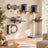Parcours mural KLIPPE pour chats en situation dans un salon lumineux avec plusieurs chats