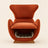 SAMMEN COZYLOW — fauteuil terracotta avec niche intégrée pour chat ou petit chien, vue frontale