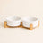 Gamelle Lerk version simple, bol céramique de 13 cm sur support bois