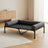 Sval raised dog bed styled in an interior