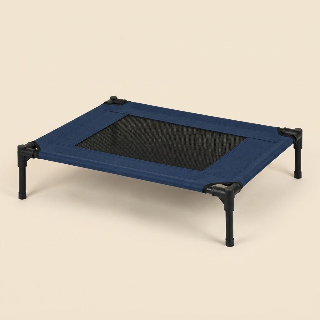 Bris breathable raised dog bed — main view