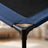 Bris raised dog bed — breathable fabric and frame detail