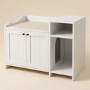 Hylle litter box cabinet with side storage — main view