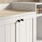 Hylle litter box cabinet — side storage detail