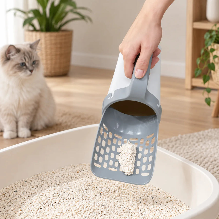 Litter Scoop with Built-In Bags — Rens