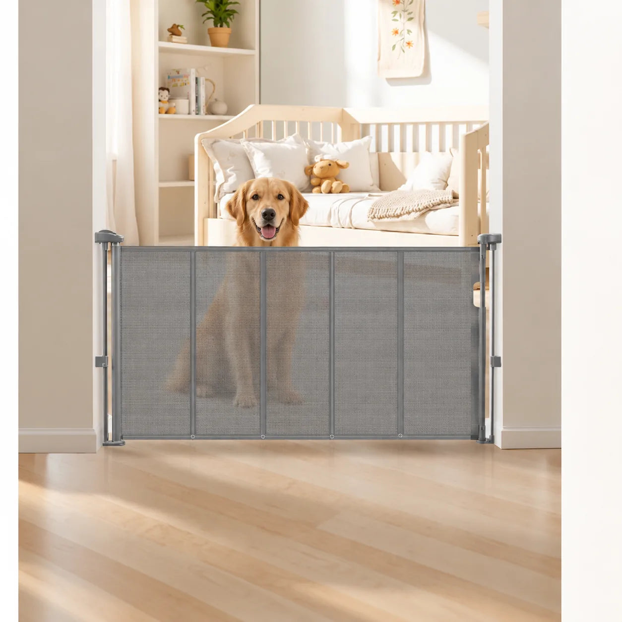 Barrière rétractable pour chien Skjerm - vue générale