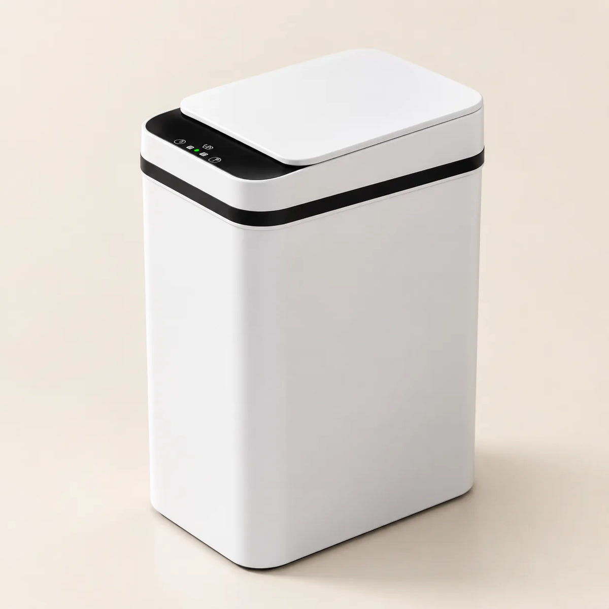 Poubelle automatique Vakt coloris blanc