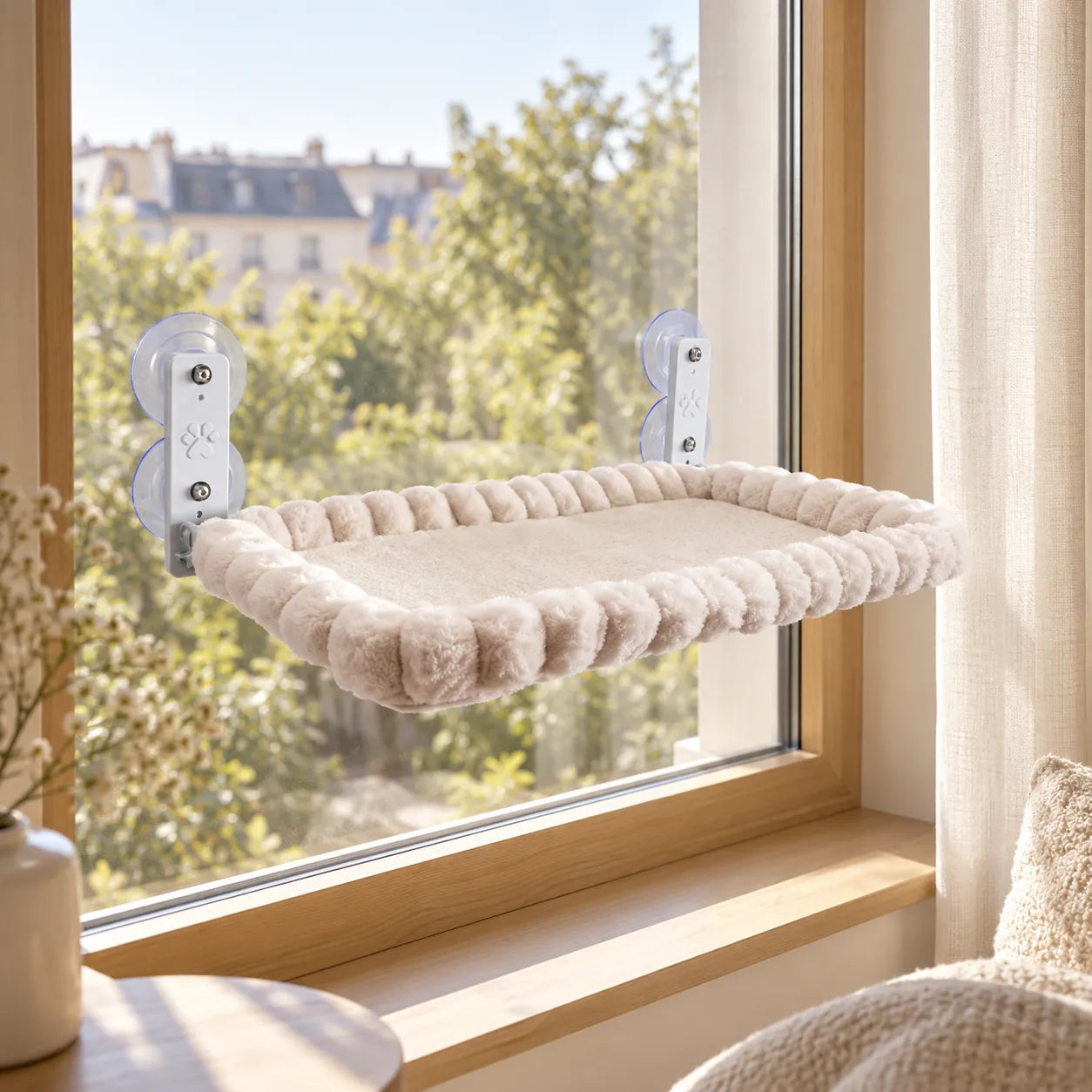 Padded Cat Window Perch — Vindu